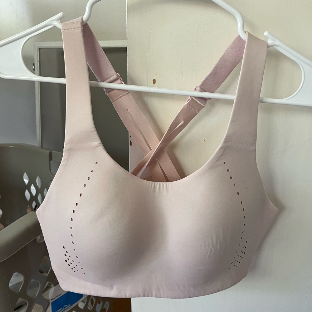 Lululemon Athletica Light Pink Cross-Back Bra